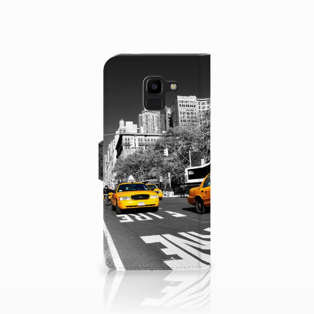 Samsung Galaxy J6 2018 Flip Cover New York Taxi