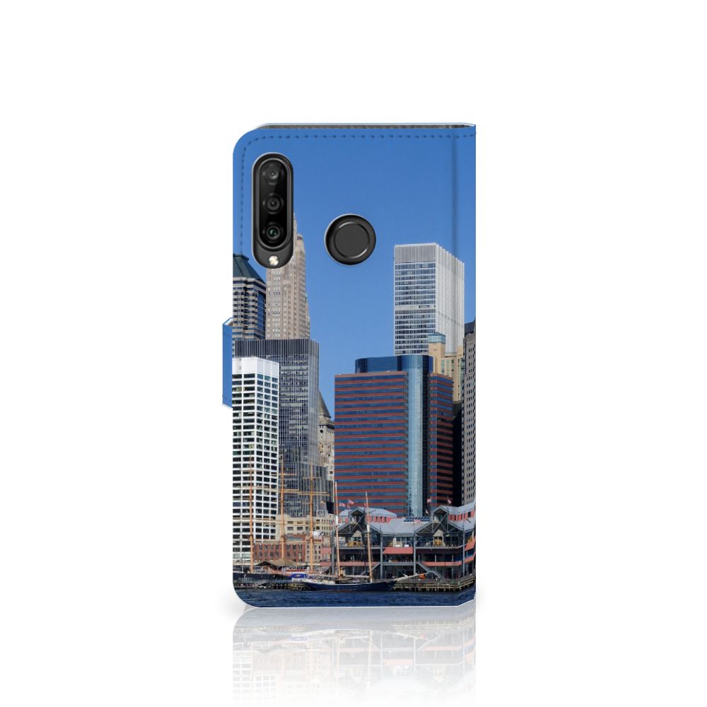Huawei P30 Lite (2020) Flip Cover Vrijheidsbeeld
