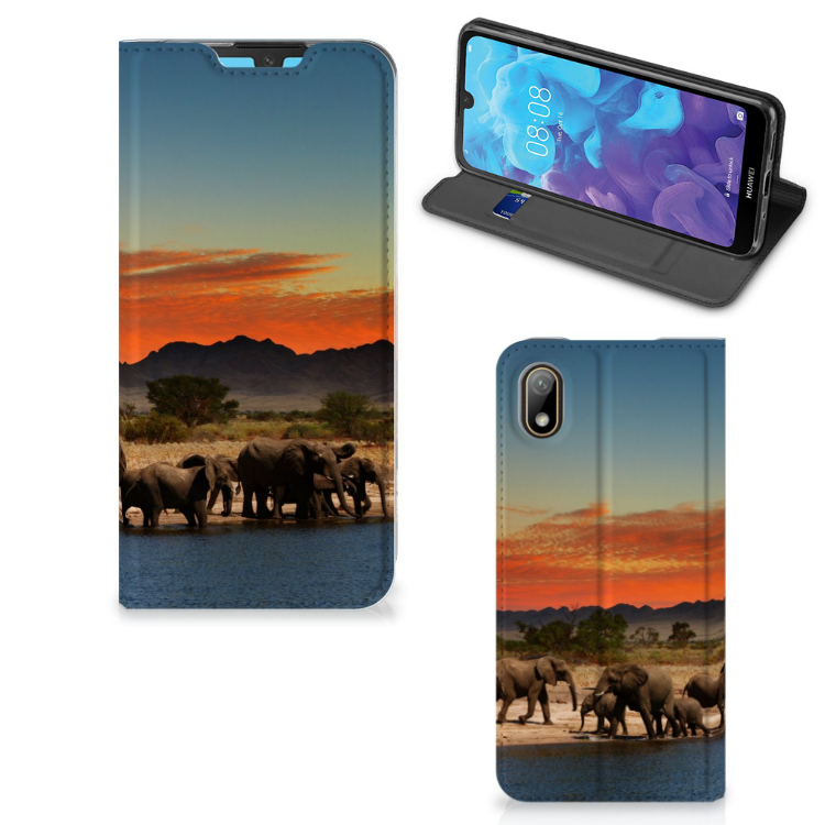 Huawei Y5 (2019) Hoesje maken Olifanten