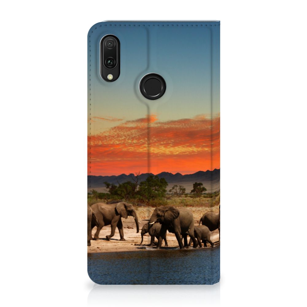Huawei Y7 hoesje Y7 Pro (2019) Hoesje maken Olifanten