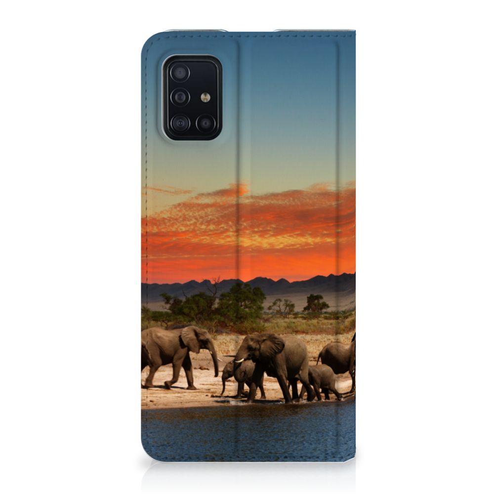 Samsung Galaxy A51 Hoesje maken Olifanten