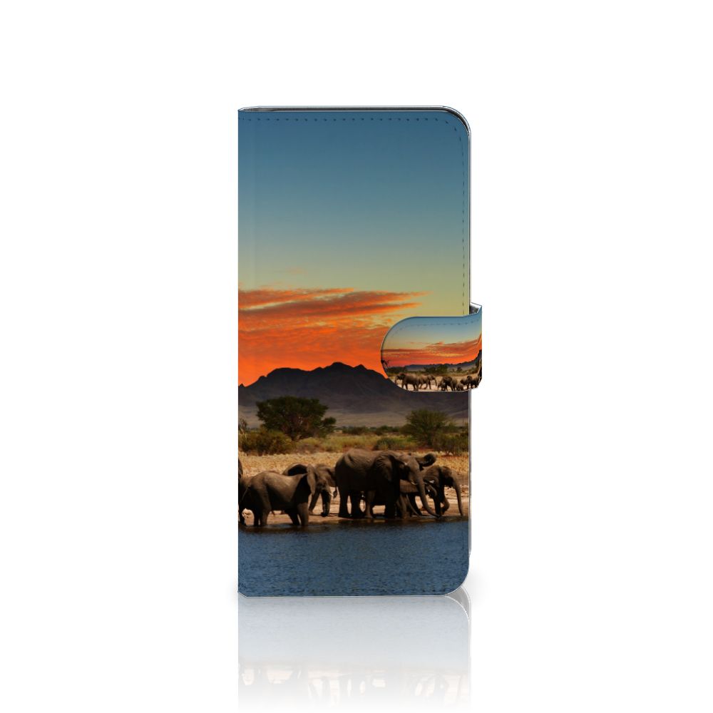 Samsung Galaxy A53 Telefoonhoesje met Pasjes Olifanten