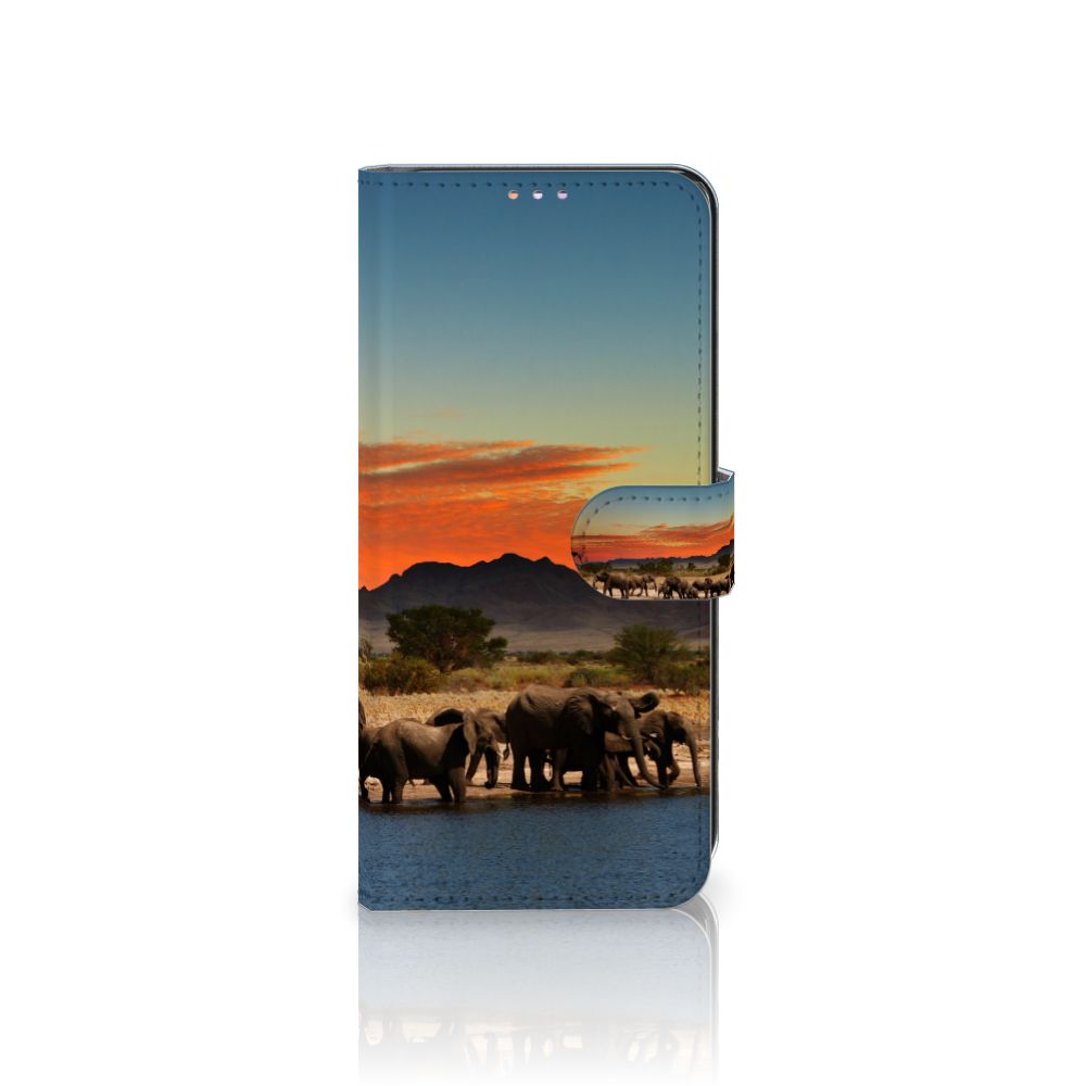 Samsung Galaxy M11 | A11 Telefoonhoesje met Pasjes Olifanten