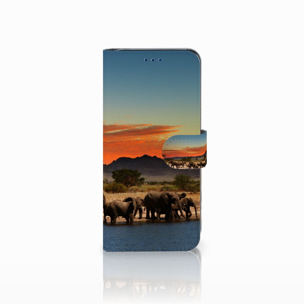Samsung Galaxy S8 Telefoonhoesje met Pasjes Olifanten