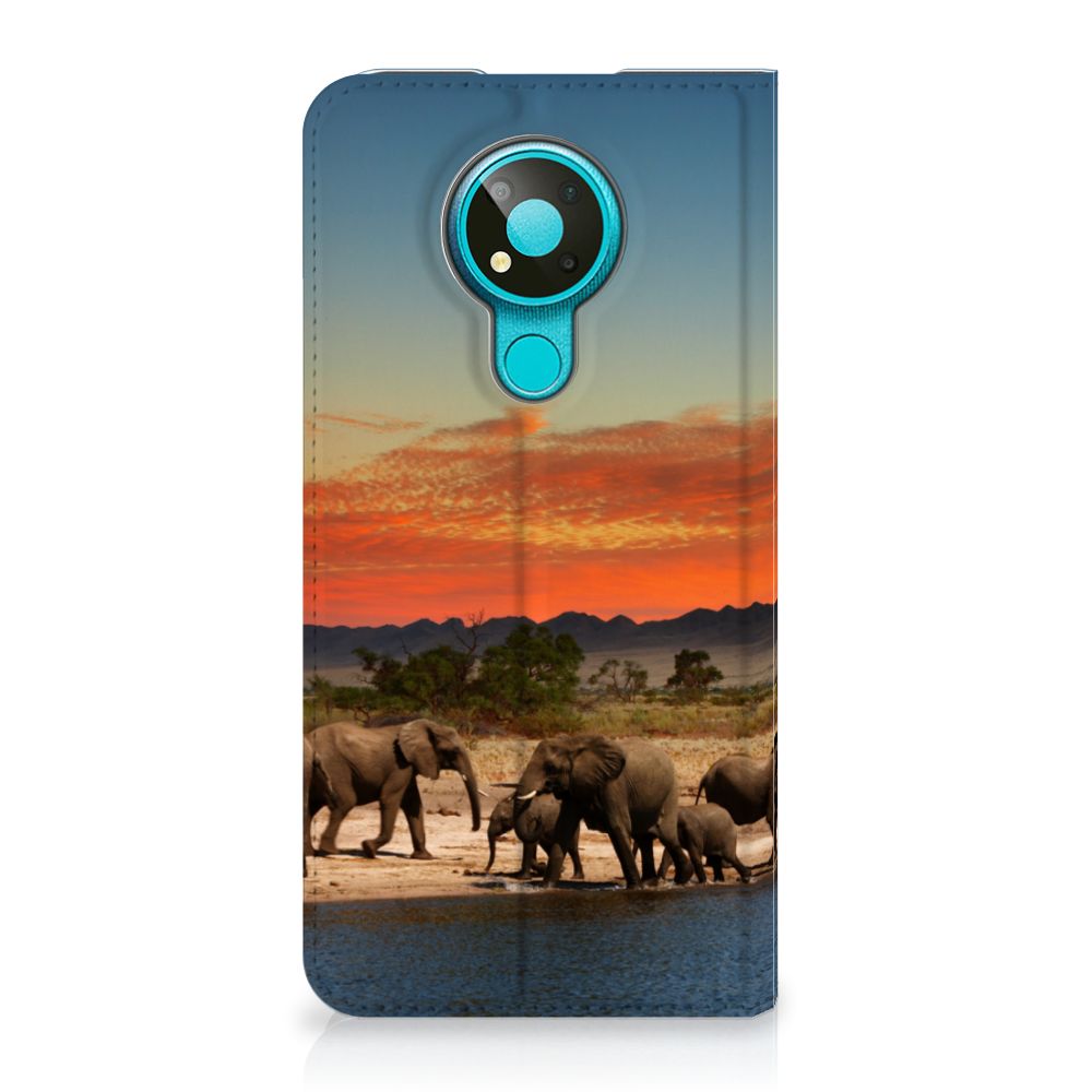 Nokia 3.4 Hoesje maken Olifanten
