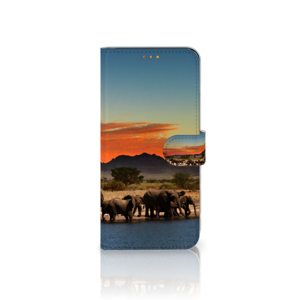 Poco F3 | Xiaomi Mi 11i Telefoonhoesje met Pasjes Olifanten