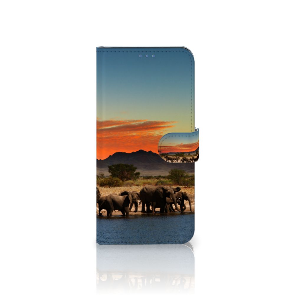 Xiaomi 11 Lite 5G NE | Mi 11 Lite Telefoonhoesje met Pasjes Olifanten