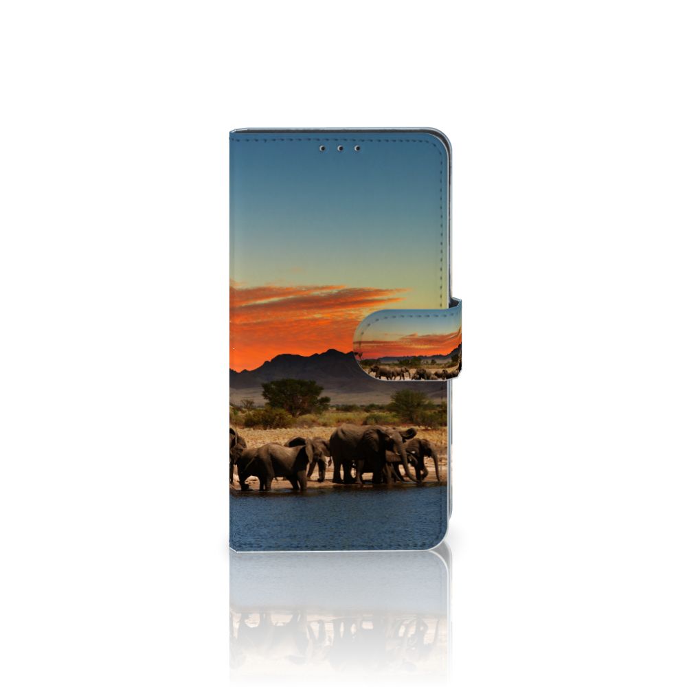 Xiaomi Mi Mix 2s Telefoonhoesje met Pasjes Olifanten