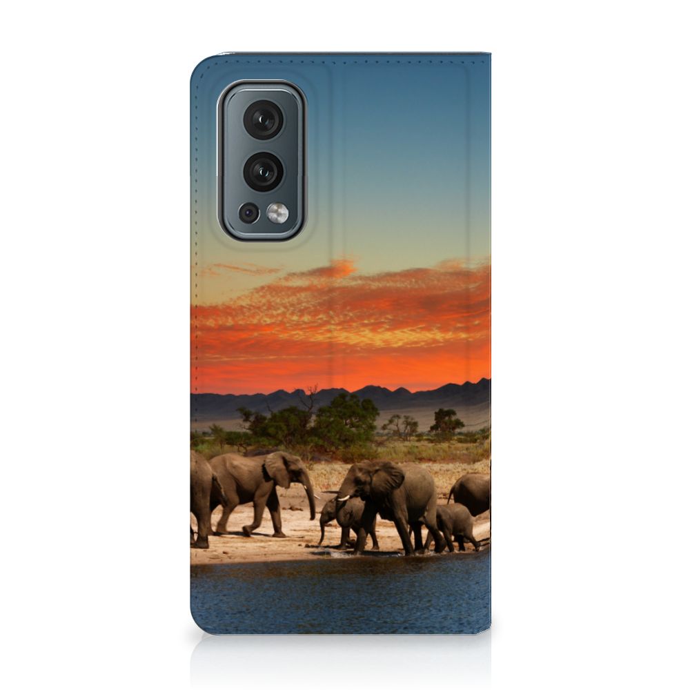 OnePlus Nord 2 5G Hoesje maken Olifanten