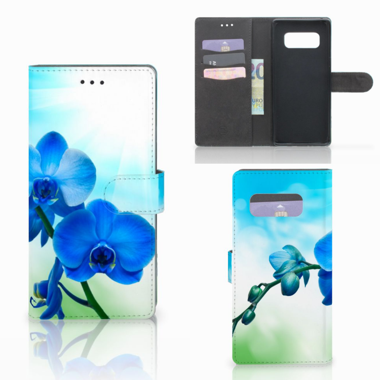 Samsung Galaxy Note 8 Uniek Design Hoesje Orchidee