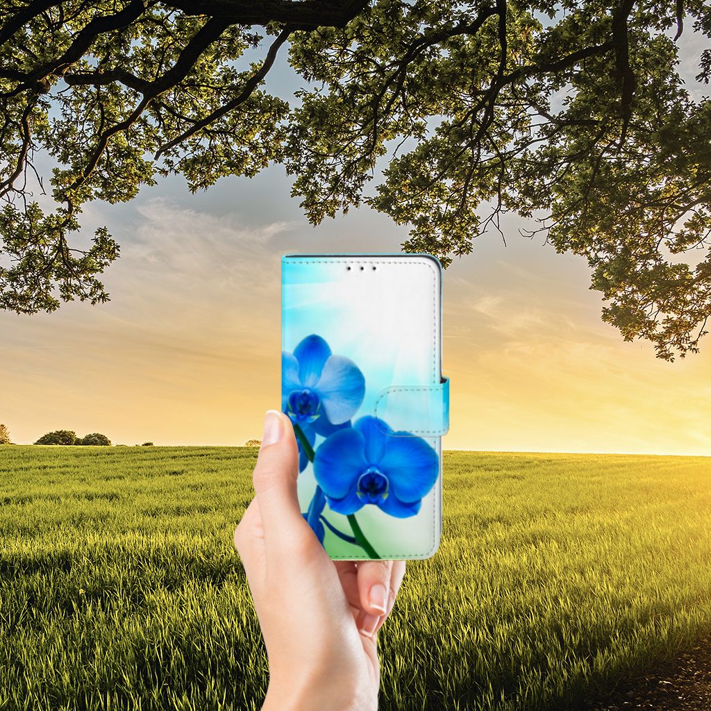 Xiaomi Mi Mix 2s Hoesje Orchidee Blauw - Cadeau voor je Moeder