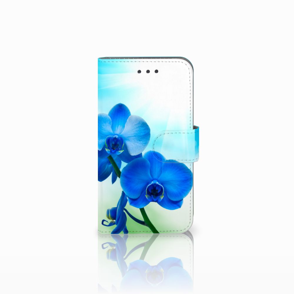 Samsung Galaxy Xcover 3 | Xcover 3 VE Hoesje Orchidee Blauw - Cadeau voor je Moeder