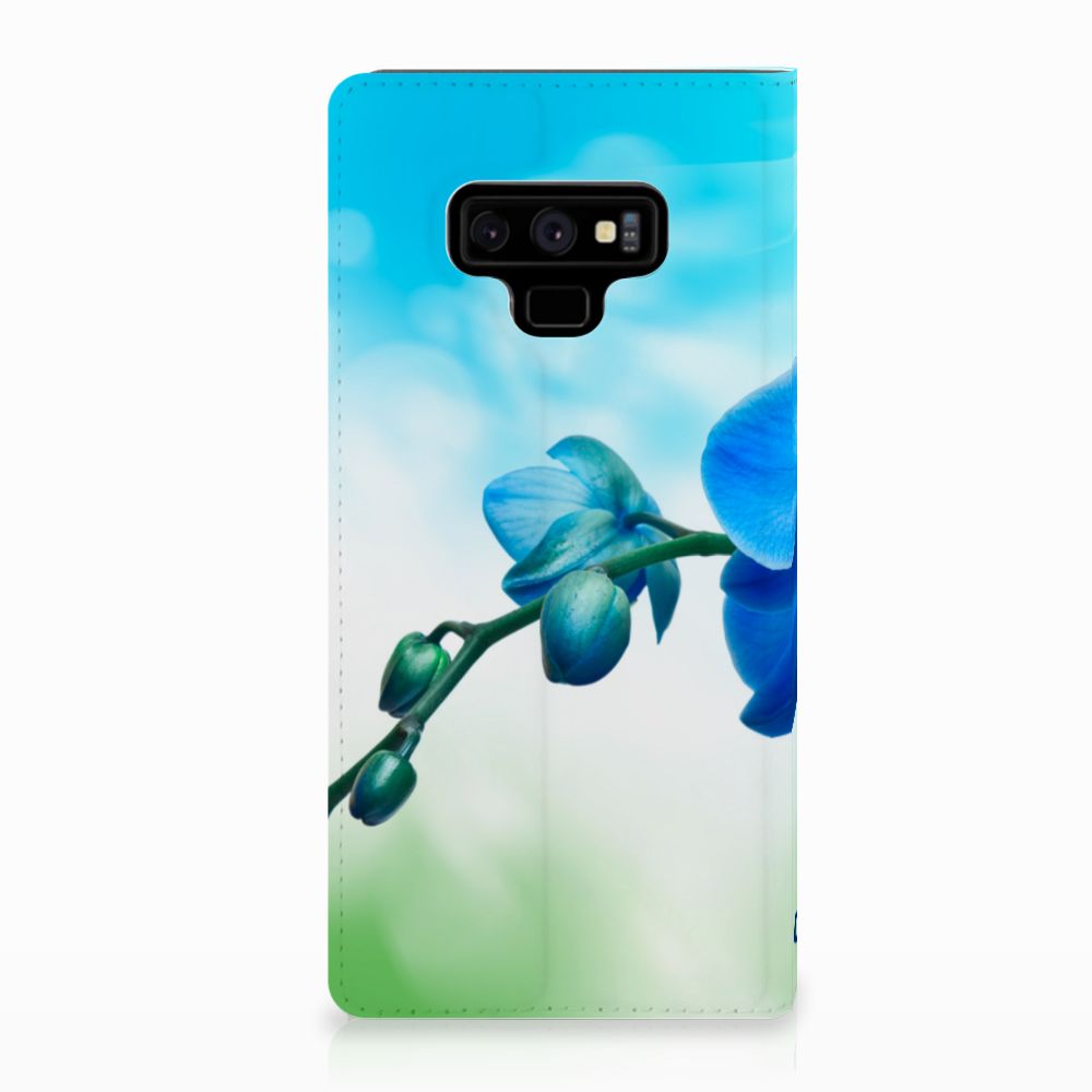 Samsung Galaxy Note 9 Smart Cover Orchidee Blauw - Cadeau voor je Moeder