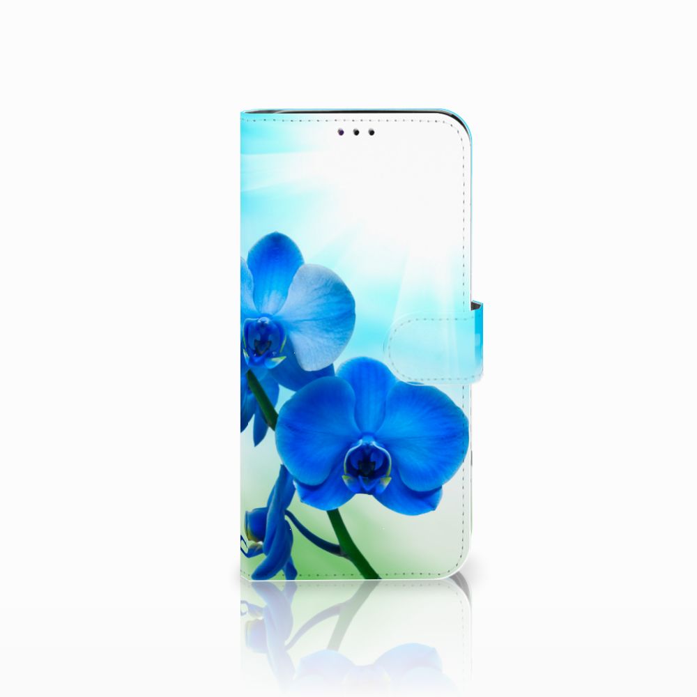 Samsung Galaxy A70 Hoesje Orchidee Blauw - Cadeau voor je Moeder