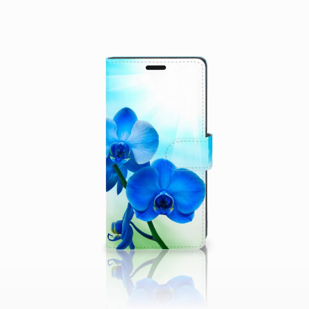 Sony Xperia XZ | Sony Xperia XZs Hoesje Orchidee Blauw - Cadeau voor je Moeder