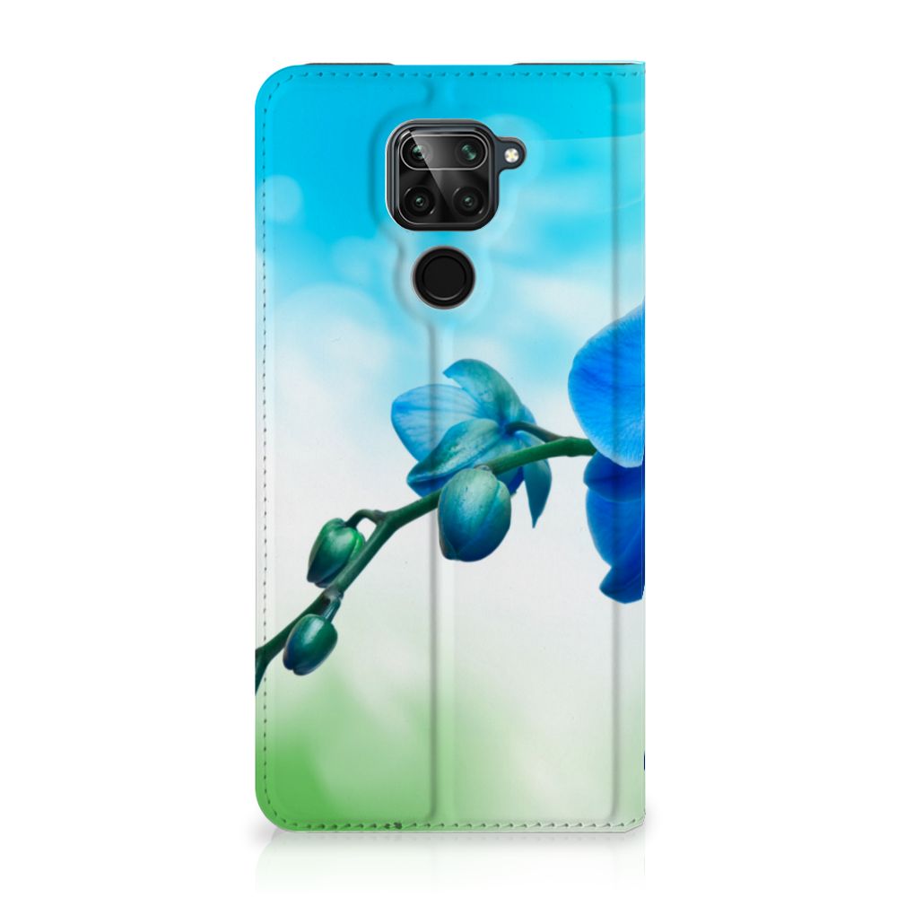 Xiaomi Redmi Note 9 Smart Cover Orchidee Blauw - Cadeau voor je Moeder