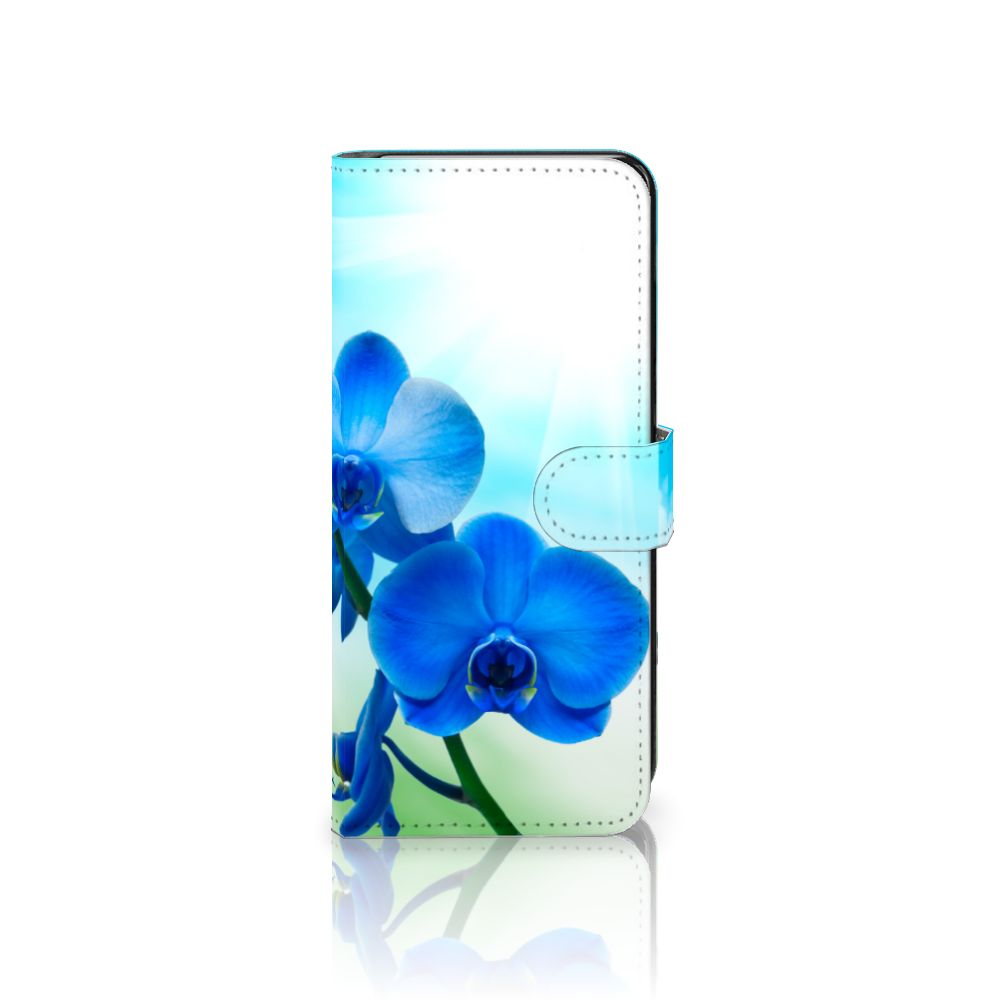 Motorola Moto G72 Hoesje Orchidee Blauw - Cadeau voor je Moeder
