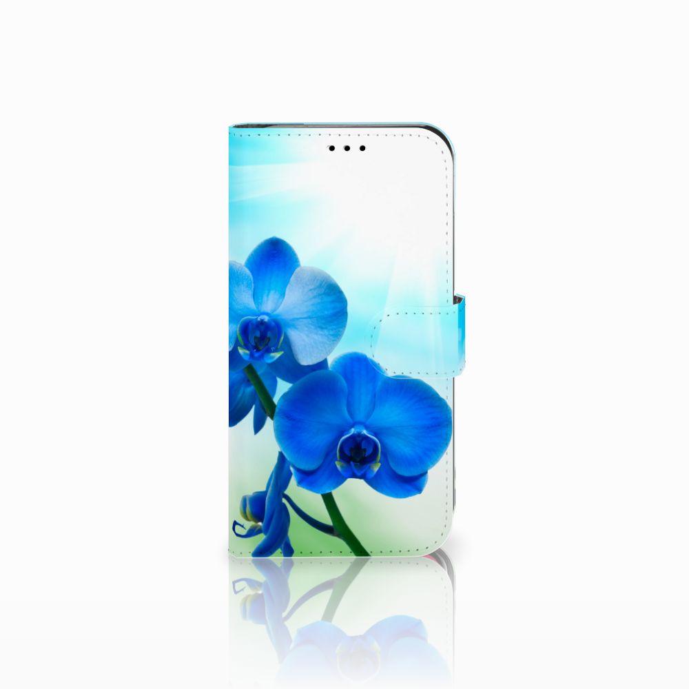 Apple iPhone Xr Hoesje Orchidee Blauw - Cadeau voor je Moeder