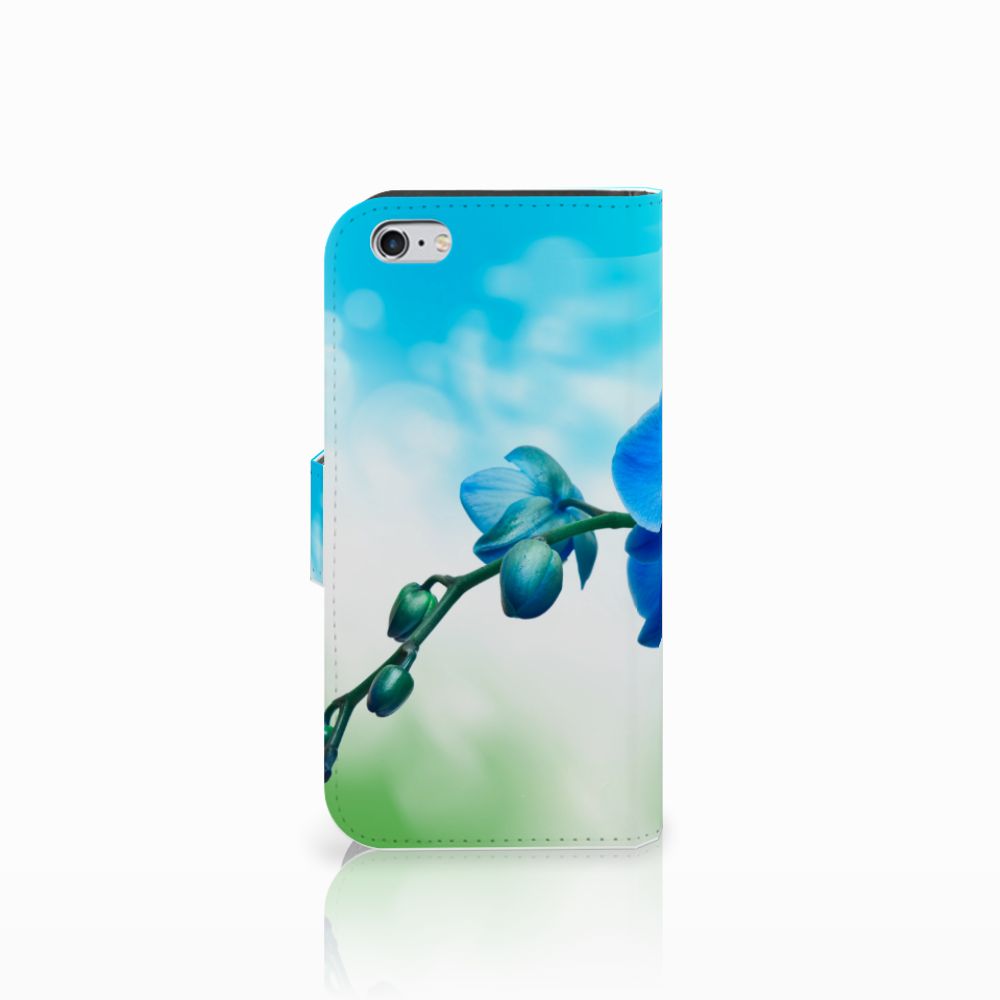 Apple iPhone 6 | 6s Hoesje Orchidee Blauw - Cadeau voor je Moeder