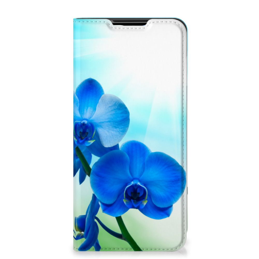 Xiaomi Poco M3 | Redmi 9T Smart Cover Orchidee Blauw - Cadeau voor je Moeder