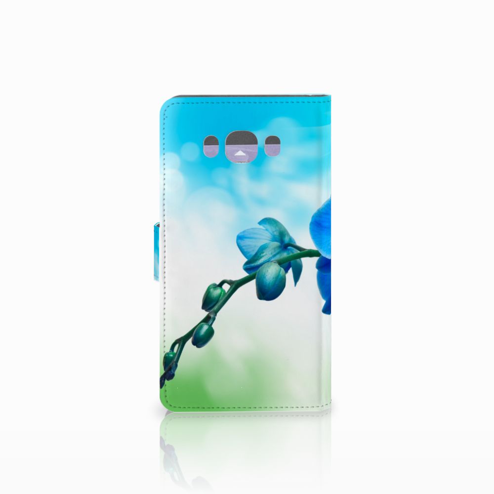 Samsung Galaxy J7 2016 Hoesje Orchidee Blauw - Cadeau voor je Moeder
