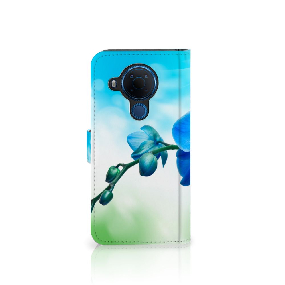 Nokia 5.4 Hoesje Orchidee Blauw - Cadeau voor je Moeder