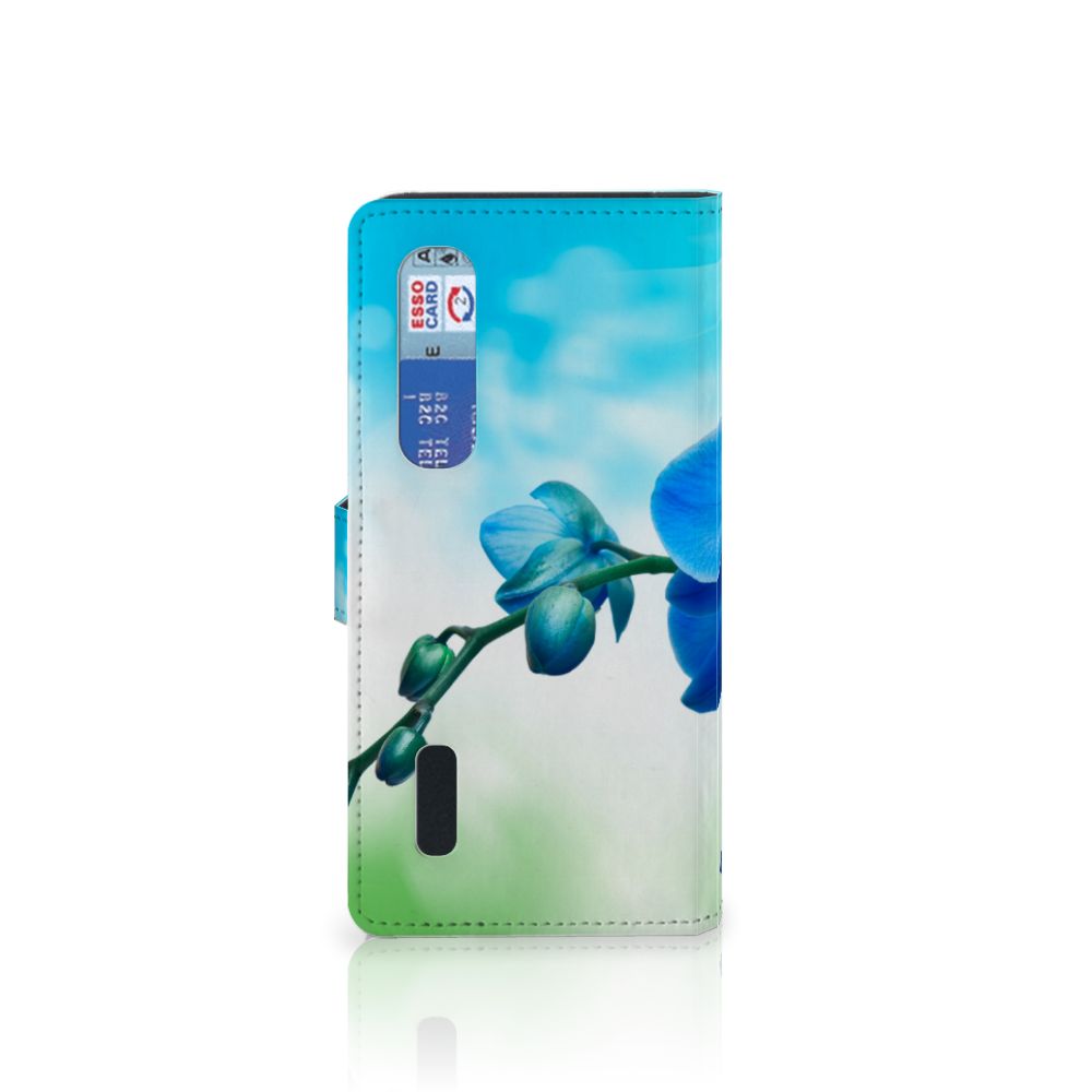 OPPO Find X2 Pro Hoesje Orchidee Blauw - Cadeau voor je Moeder