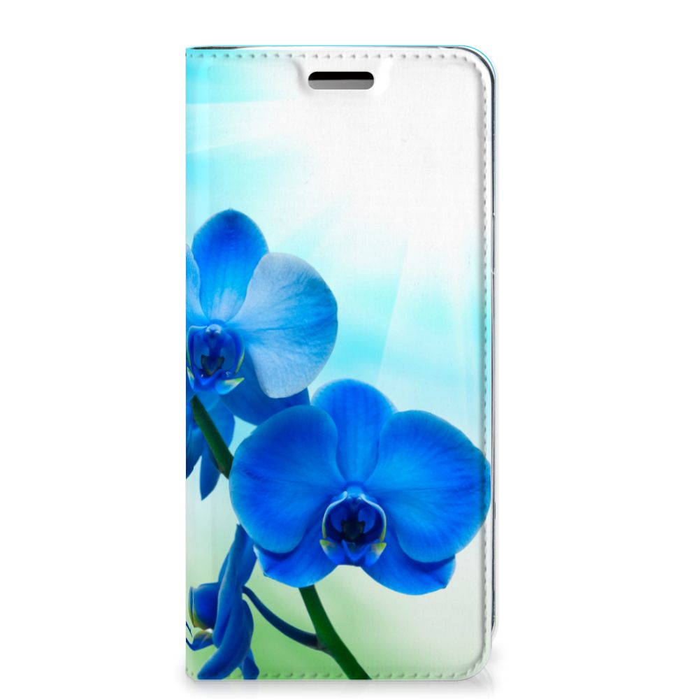 Samsung Galaxy S9 Smart Cover Orchidee Blauw - Cadeau voor je Moeder