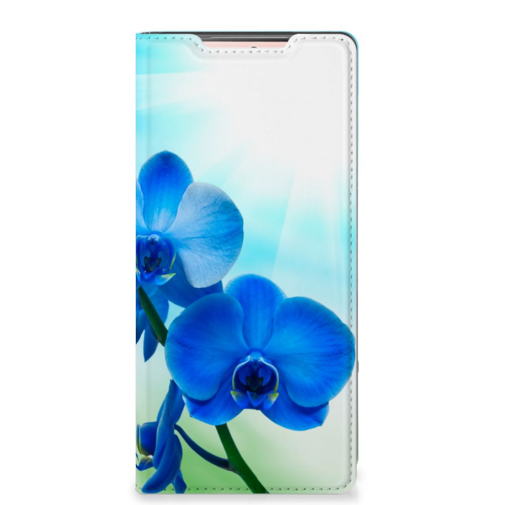 Samsung Galaxy Note20 Smart Cover Orchidee Blauw - Cadeau voor je Moeder