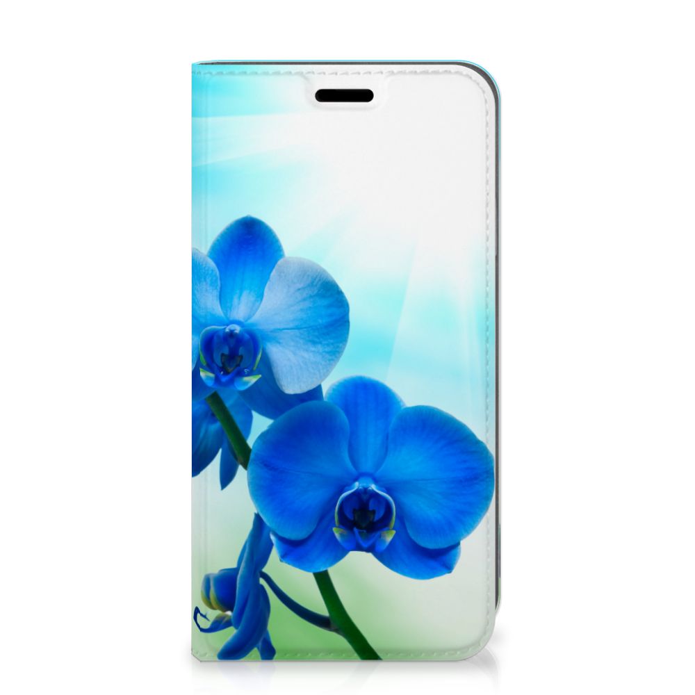 Apple iPhone Xr Smart Cover Orchidee Blauw - Cadeau voor je Moeder