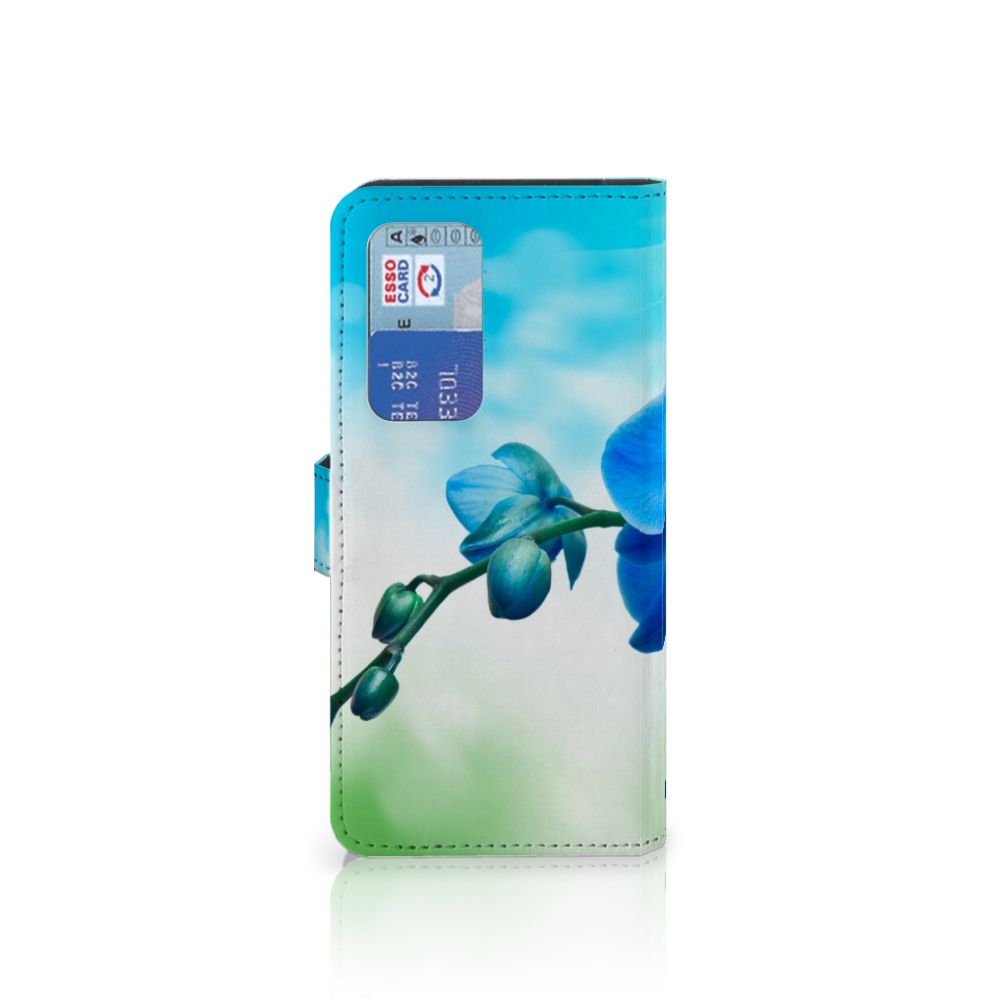 Huawei P40 Pro Hoesje Orchidee Blauw - Cadeau voor je Moeder