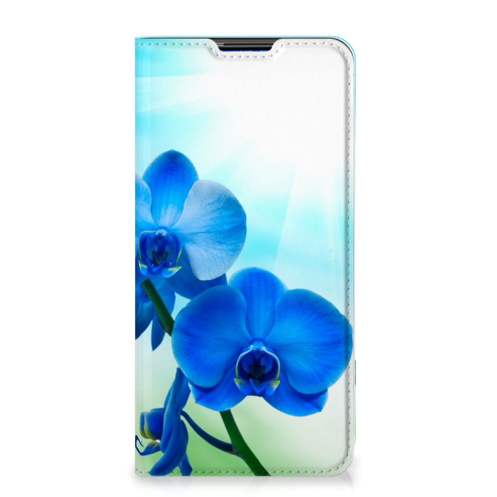 Xiaomi Redmi Note 9 Smart Cover Orchidee Blauw - Cadeau voor je Moeder