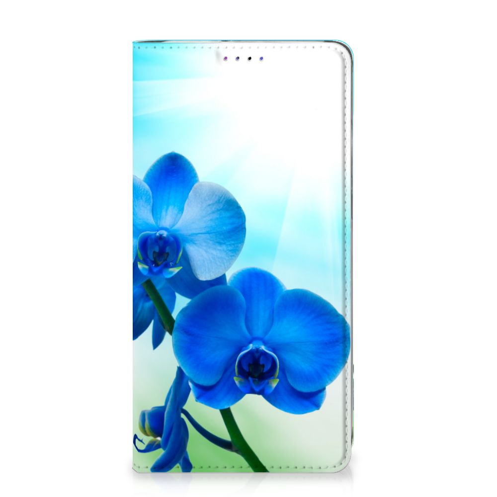 Huawei P30 Lite New Edition Smart Cover Orchidee Blauw - Cadeau voor je Moeder