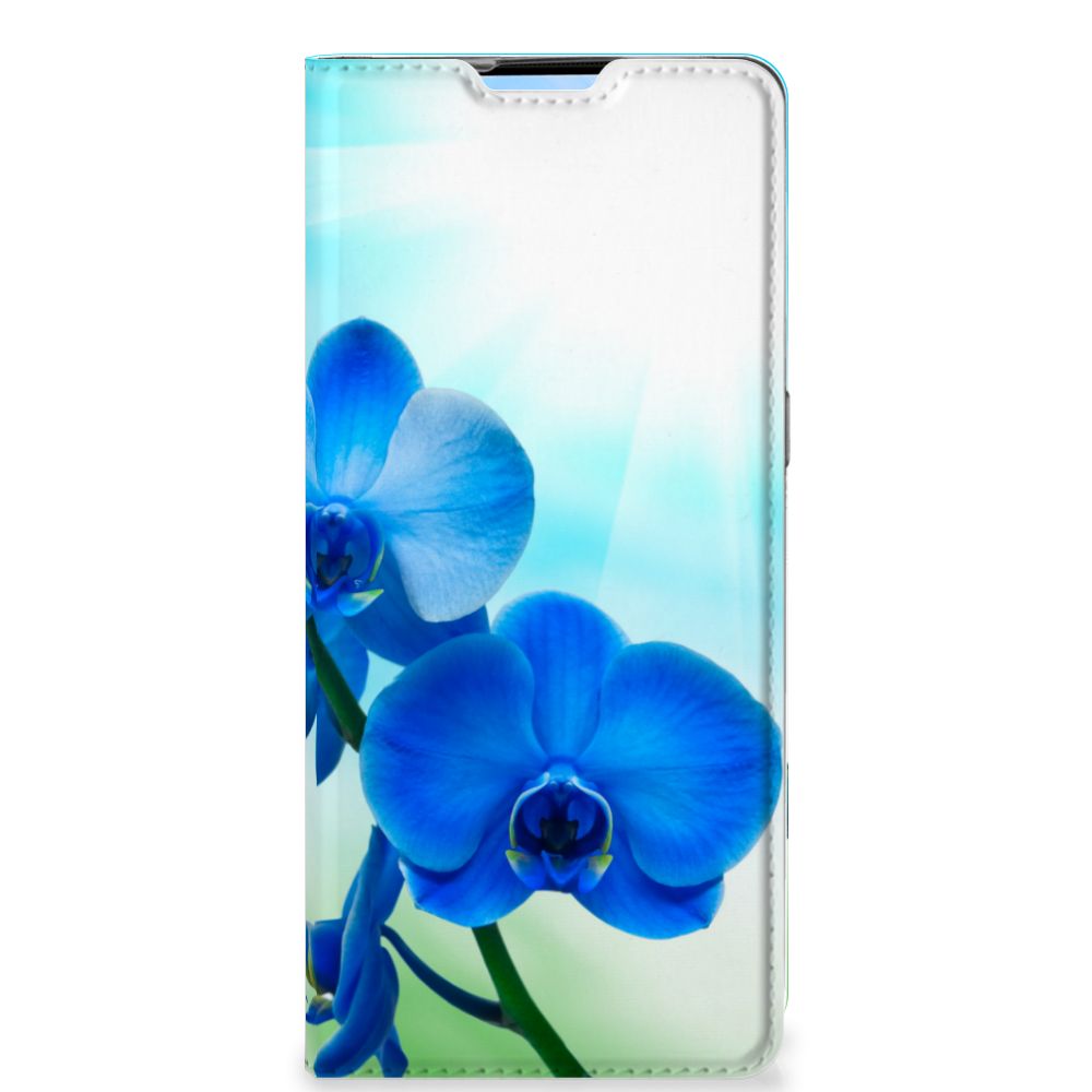 OPPO Reno4 Pro 5G Smart Cover Orchidee Blauw - Cadeau voor je Moeder