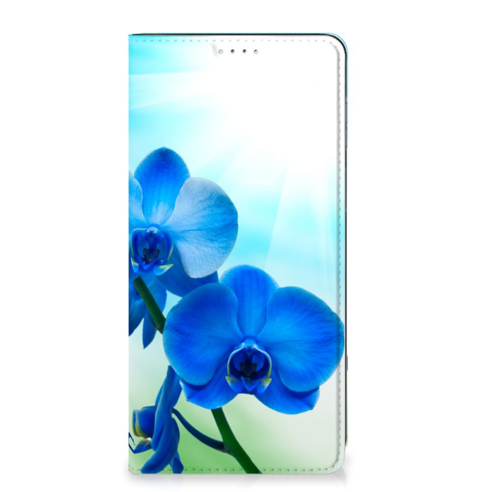 OPPO A17 Smart Cover Orchidee Blauw - Cadeau voor je Moeder