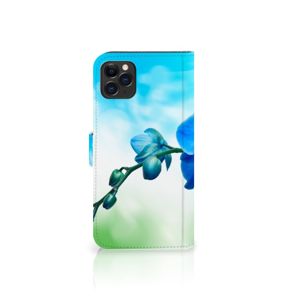 Apple iPhone 11 Pro Max Hoesje Orchidee Blauw - Cadeau voor je Moeder