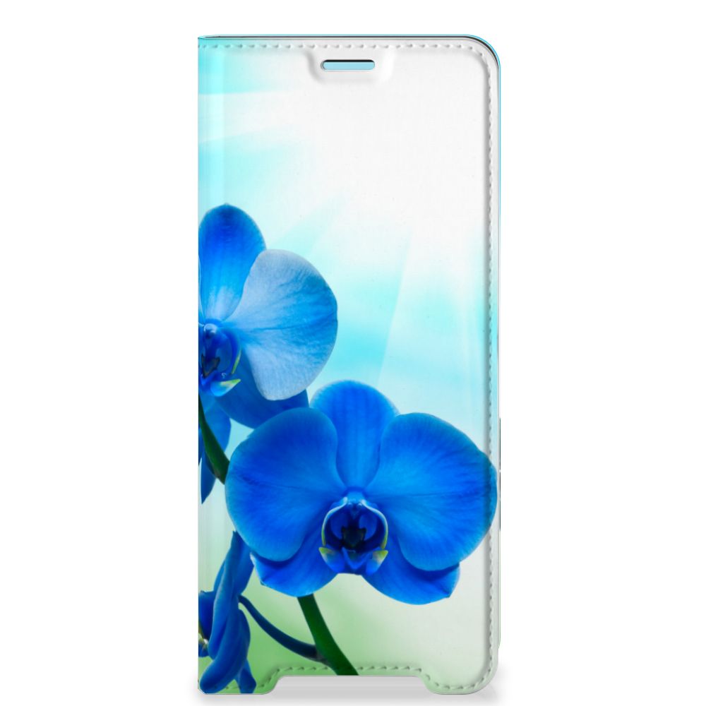 Sony Xperia 10 III Smart Cover Orchidee Blauw - Cadeau voor je Moeder