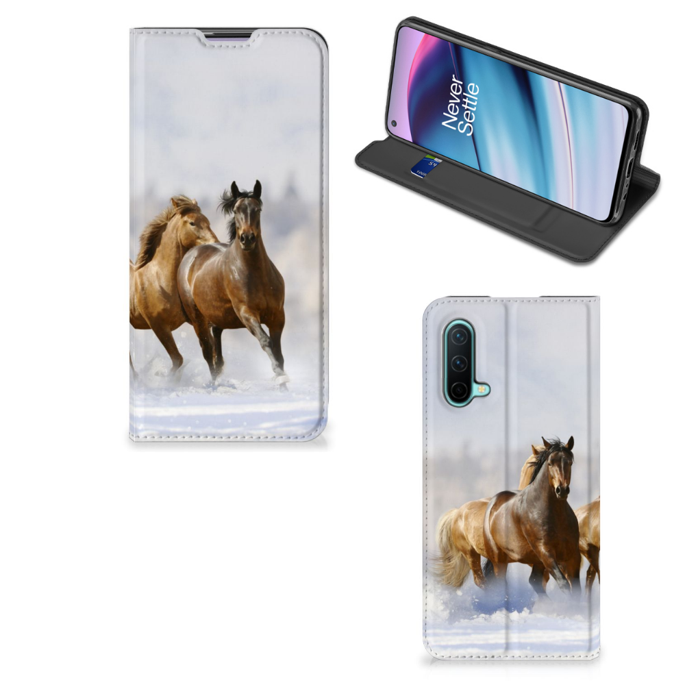 OnePlus Nord CE 5G Hoesje maken Paarden