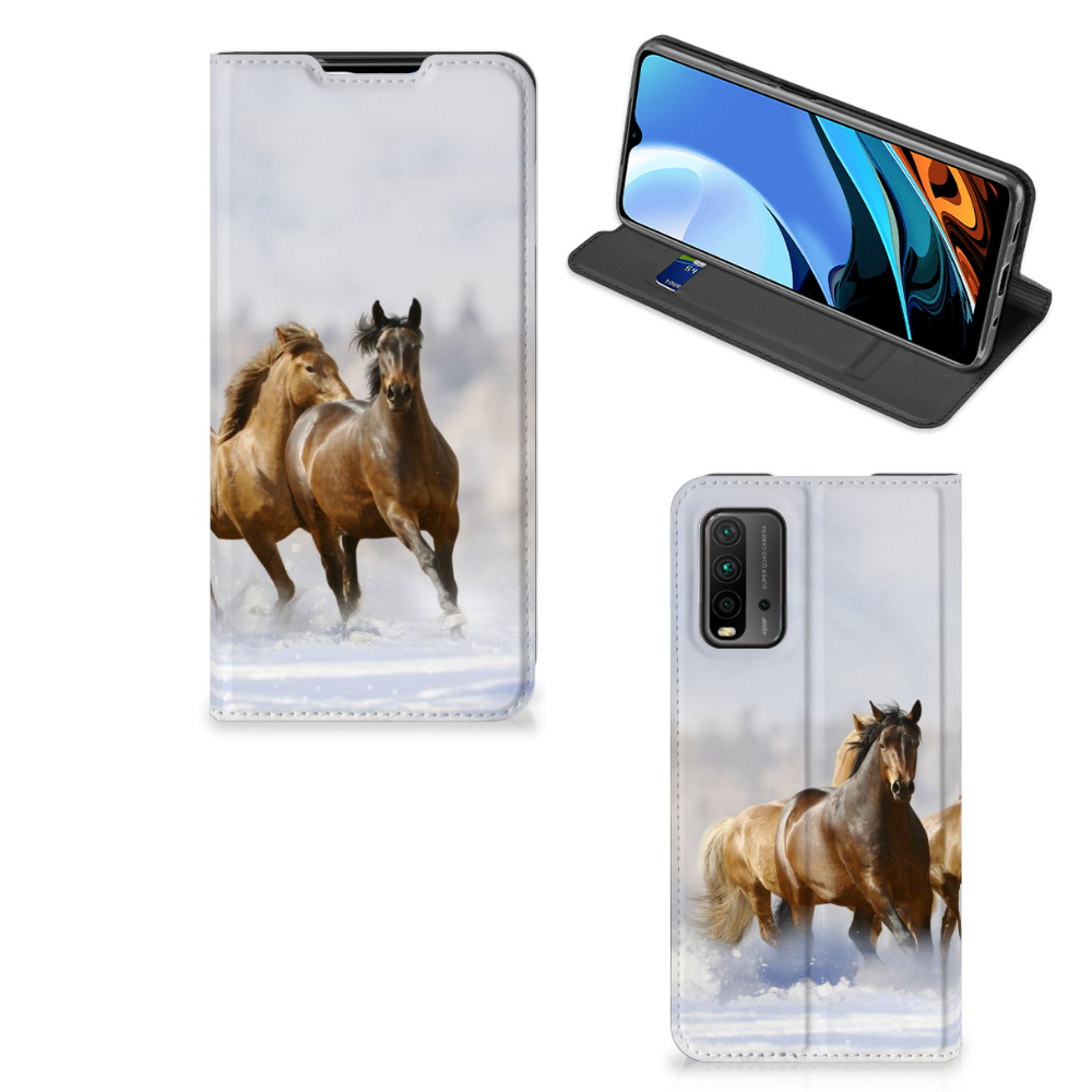 Xiaomi Poco M3 | Redmi 9T Hoesje maken Paarden