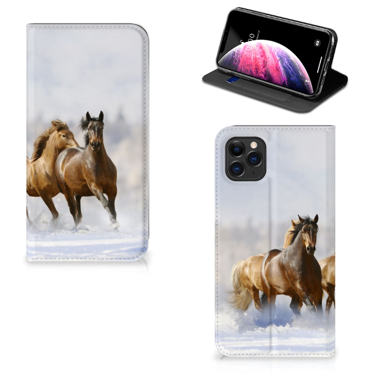 Apple iPhone 11 Pro Max Hoesje maken Paarden