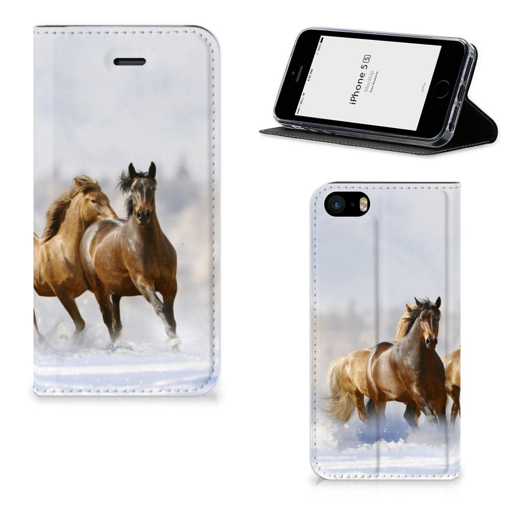 iPhone SE|5S|5 Hoesje maken Paarden