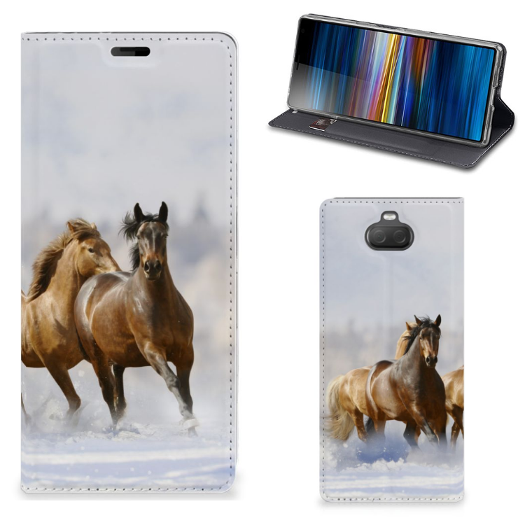 Sony Xperia 10 Plus Hoesje maken Paarden