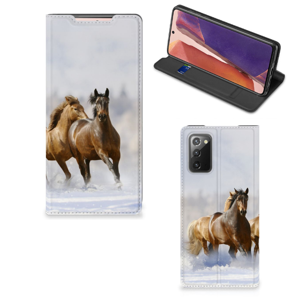 Samsung Galaxy Note20 Hoesje maken Paarden