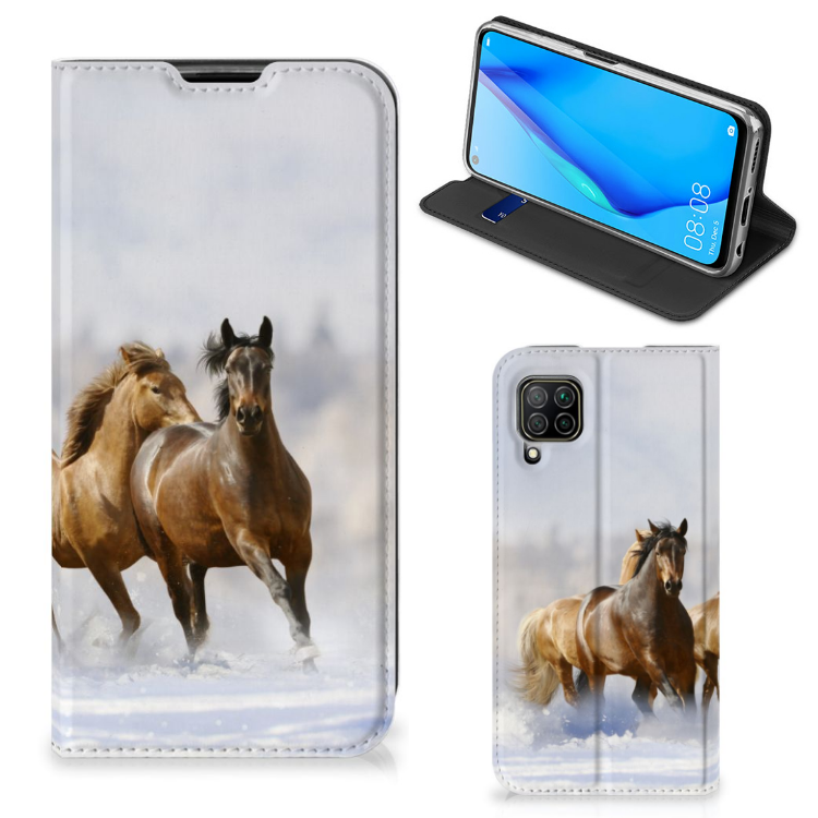 Huawei P40 Lite Hoesje maken Paarden