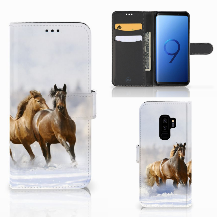 Uniek Design Hoesje Samsung Galaxy S9 Plus Paarden