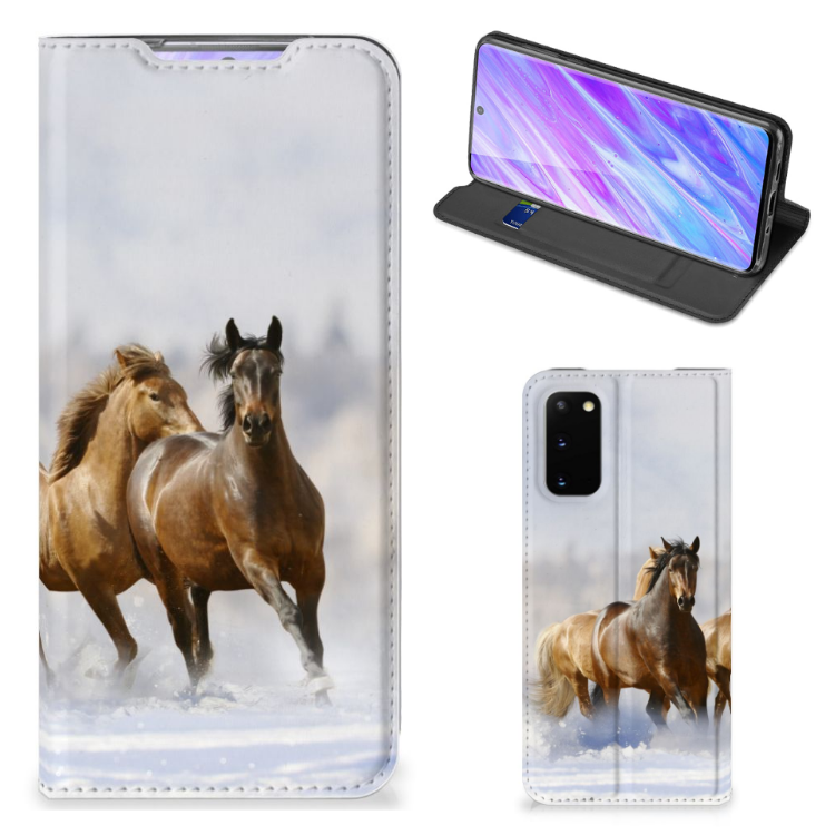 Samsung Galaxy S20 Hoesje maken Paarden