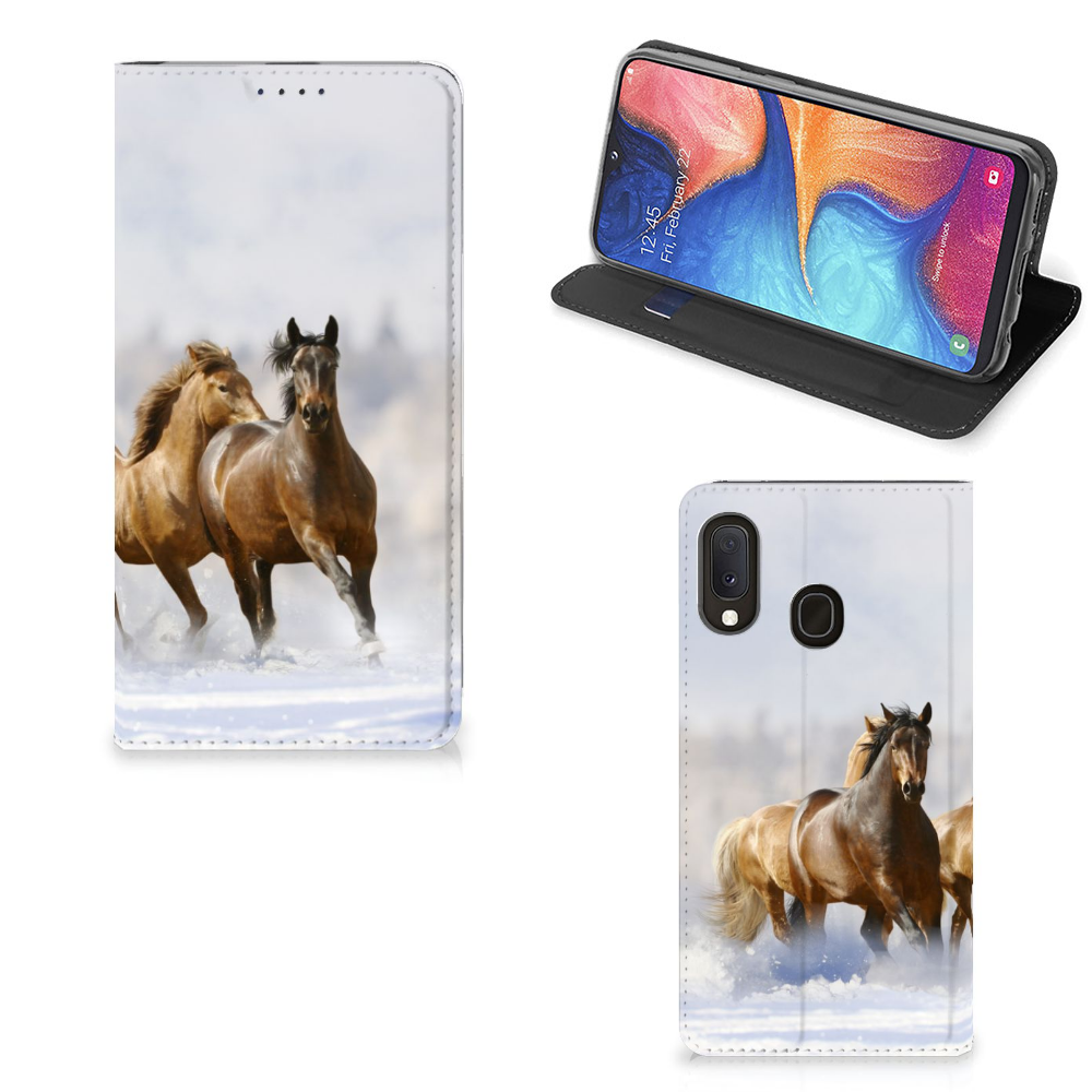 Samsung Galaxy A20e Hoesje maken Paarden
