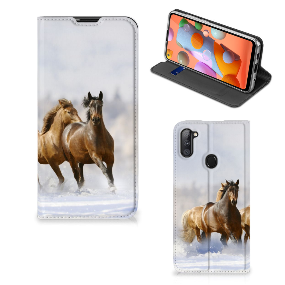 Samsung Galaxy M11 | A11 Hoesje maken Paarden
