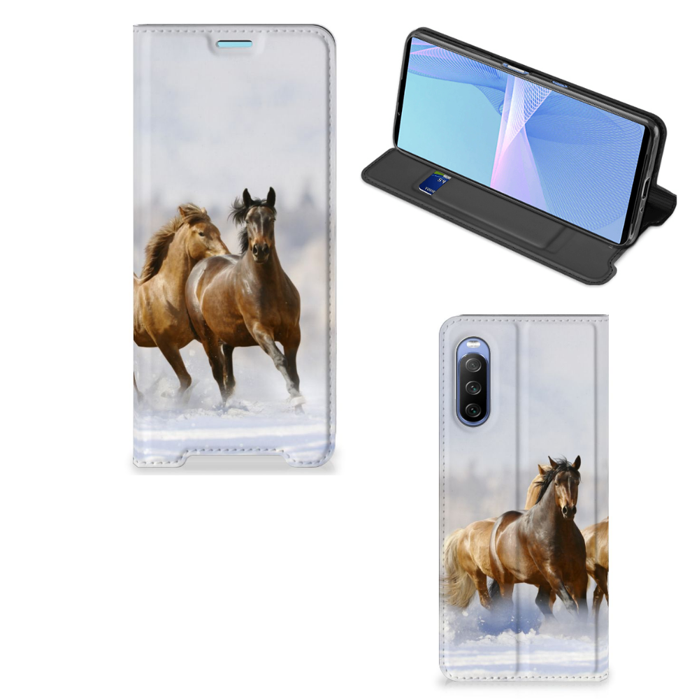 Sony Xperia 10 III Hoesje maken Paarden