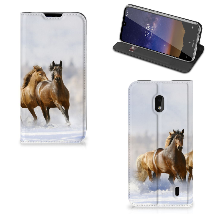 Nokia 2.2 Hoesje maken Paarden